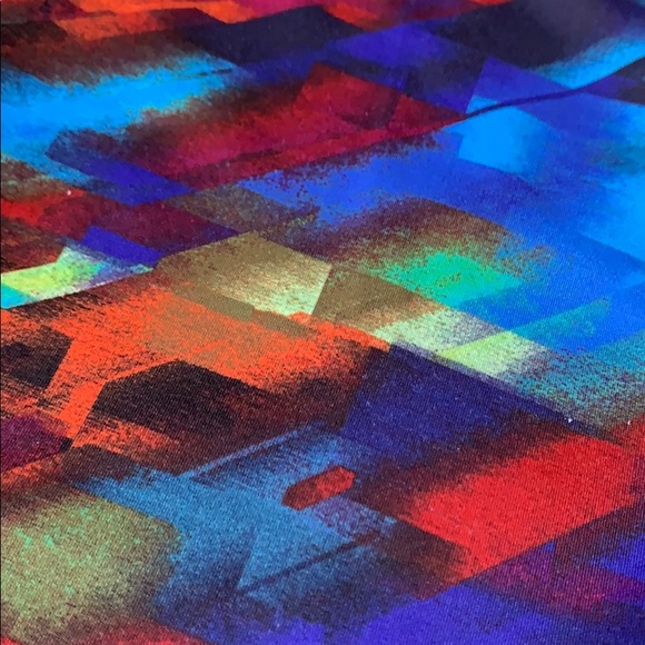 Athleta Colorful Yoga Running Stretchy Leggings - Picture 8 of 8